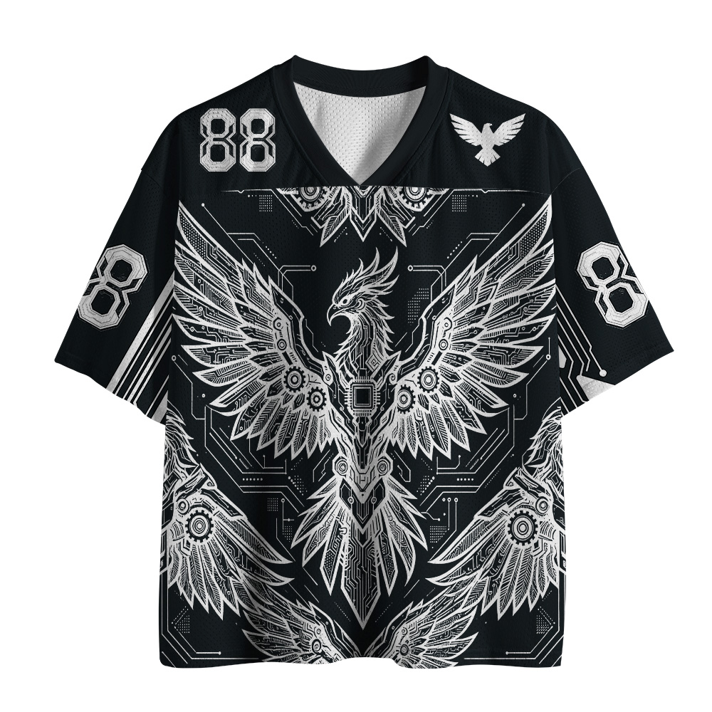 3D Printing Eagle - Футболка унисекс с 3D-принтом Cyber Mechanical