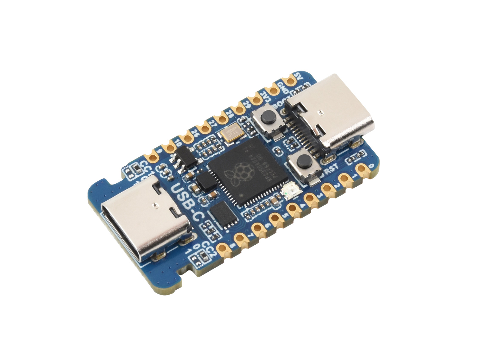 Raspberry Pi 3D Print - Плата разработки микроконтроллера RP2350-USB-C на базе