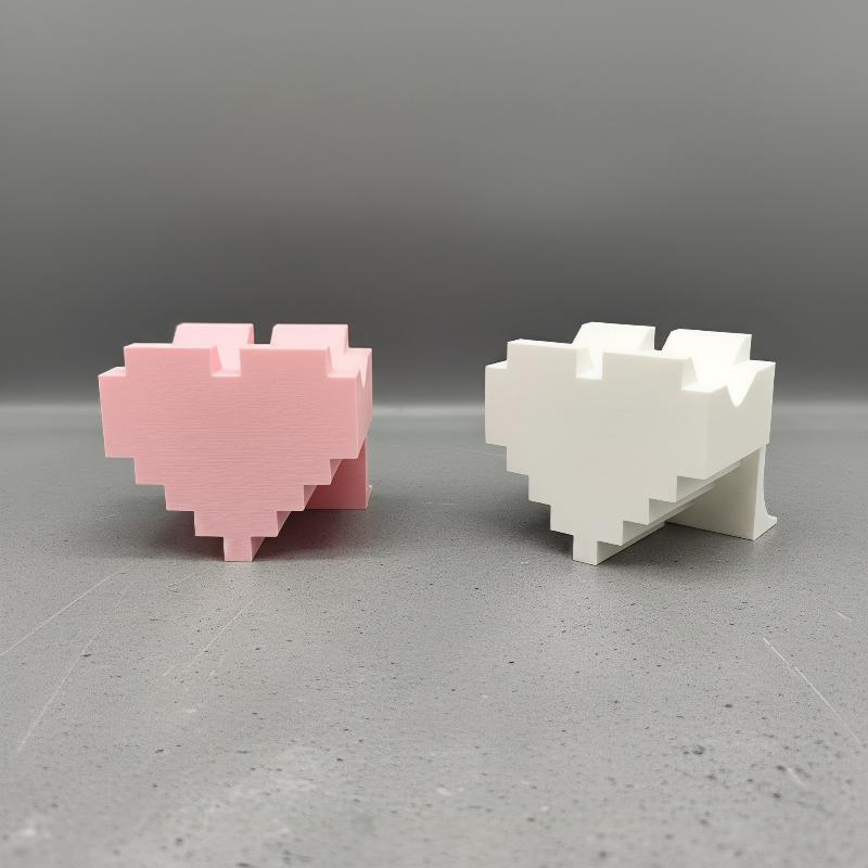 3D Print Isopropyl Alcohol - Настольная витрина в форме сердца, напечатанная