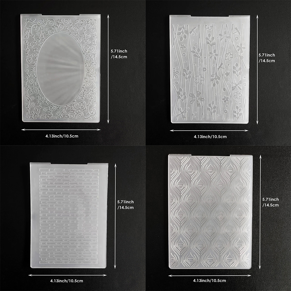 3D Printing Template - Трафареты для тиснения «Кирпичная стена/Дерево» для
