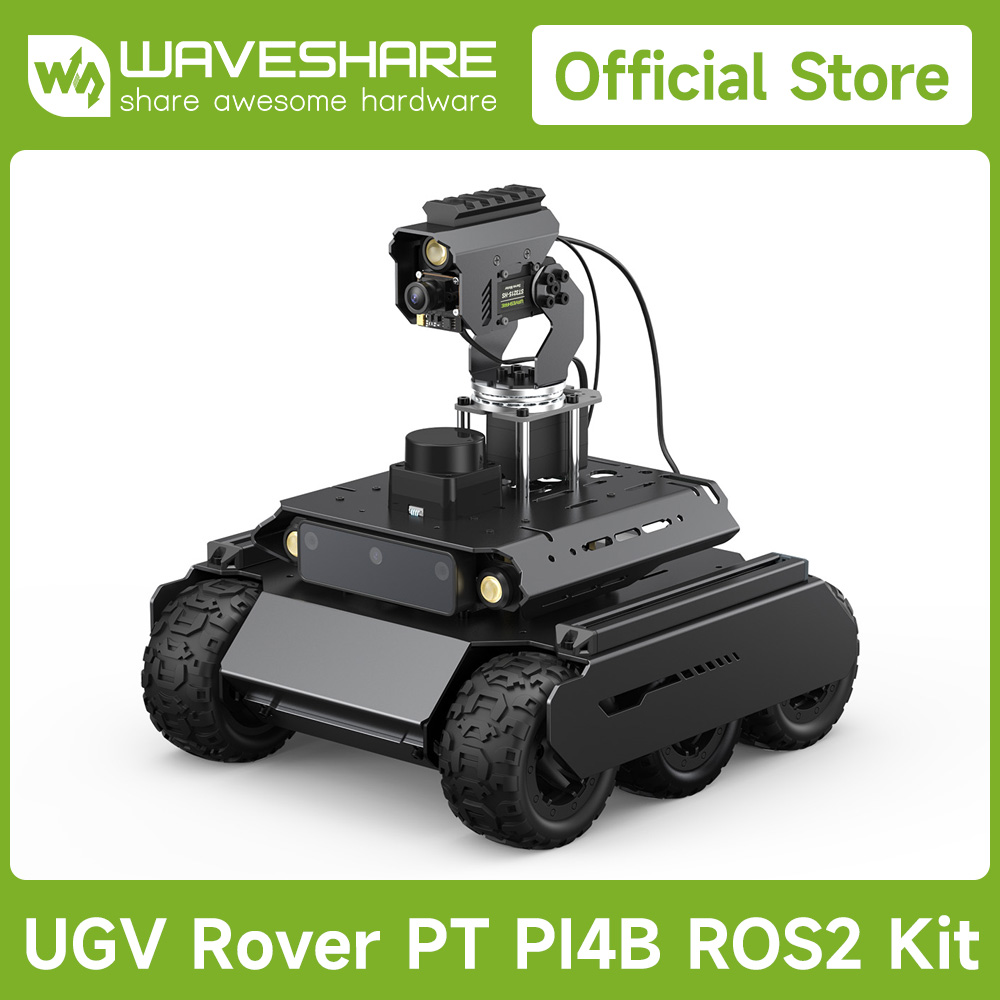Raspberry Pi 3D Print - Waveshare Rover ROS 2 Робот с