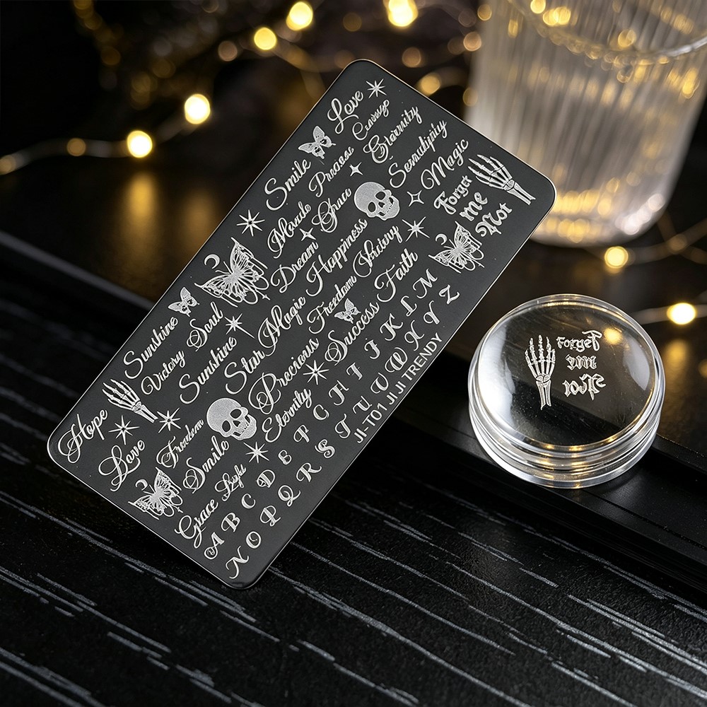3D-трафарет для ногтей с череп – обзор и цена 3D Printing Template