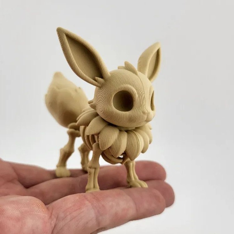 Модель скелета покемона: Эвей, – обзор и цена 3D Printing Yourself