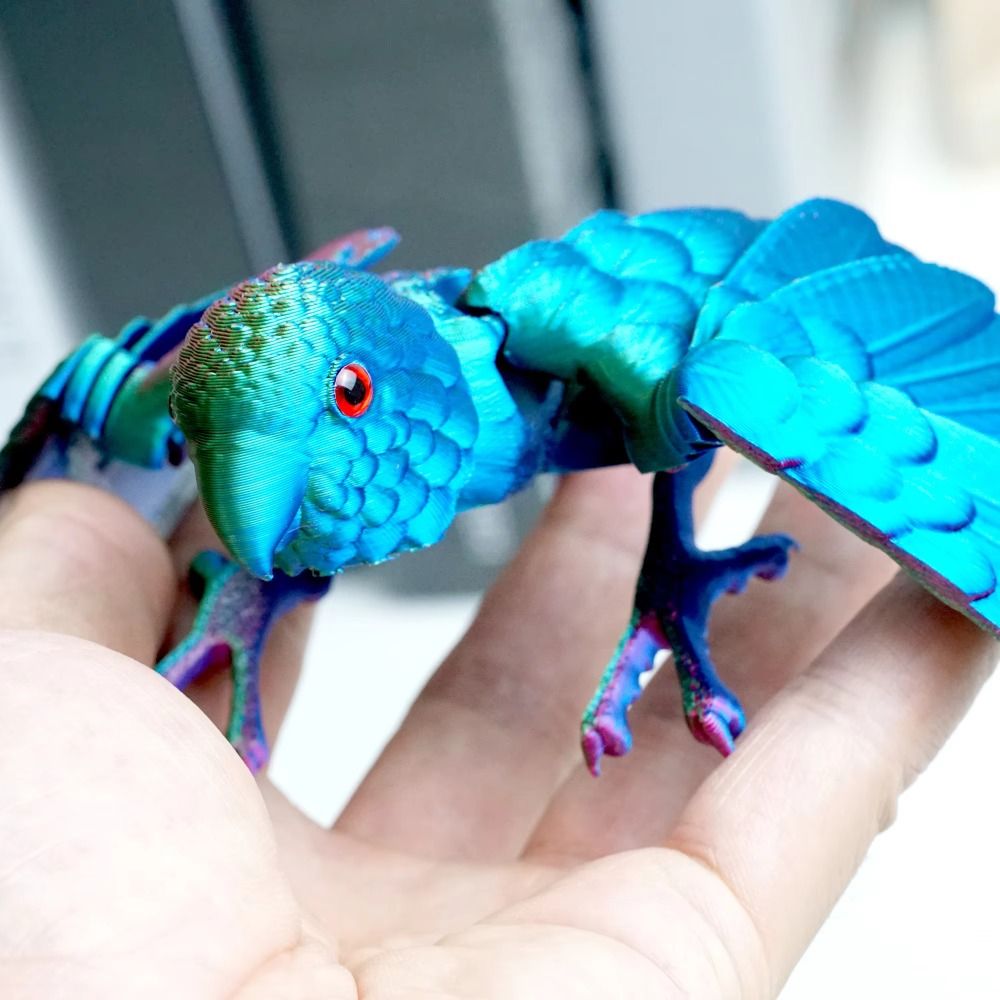 Модель попугая с имитацией гла – обзор и цена 3D Printing Simulator